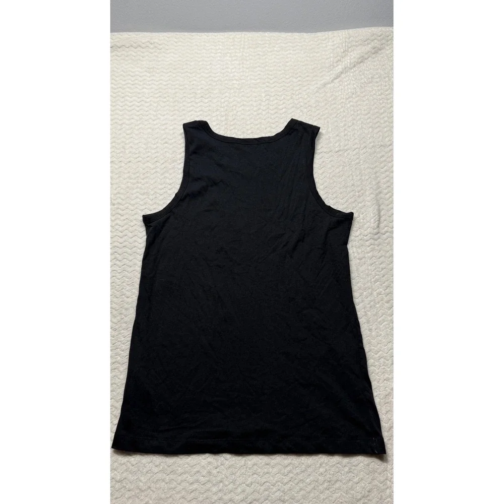 Nike Mens Just Do It Globe Graphic Tank Top Black Small Sleeveless Tee